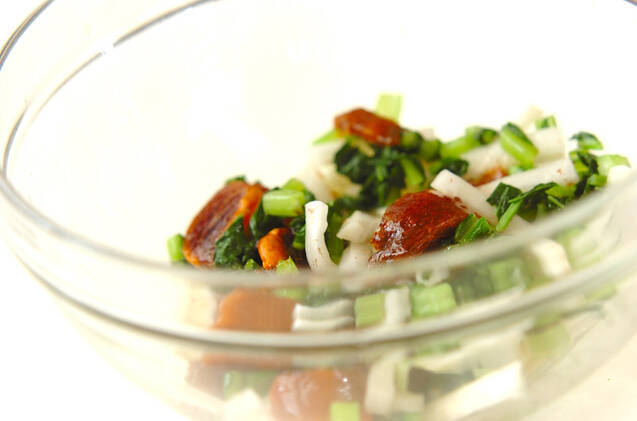 大根と柿のサッパリ漬けの作り方の手順4