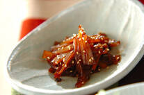 ウドのピリ辛佃煮