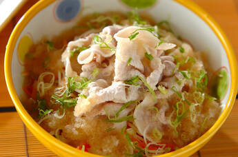 サッパリ豚しゃぶ素麺