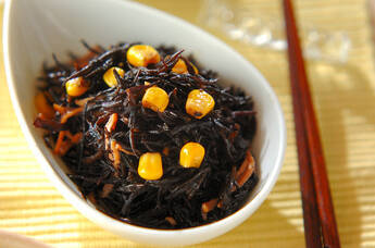 ヒジキとコーンの炒め煮