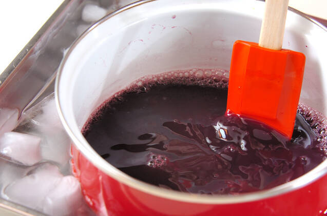 ブドウゼリーの作り方の手順4