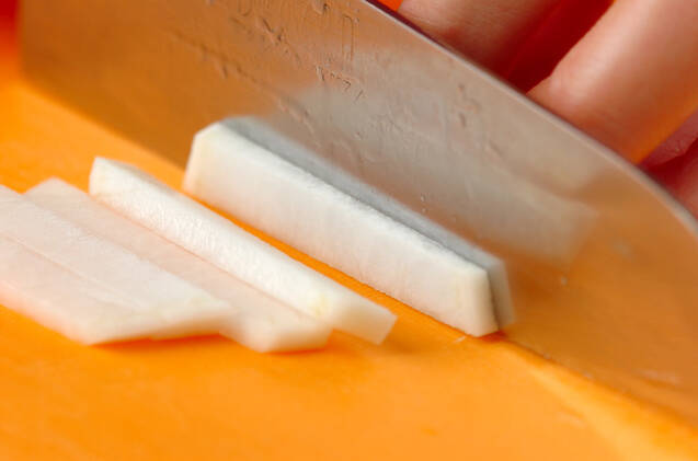 ジャガイモのみそ汁の作り方の手順2