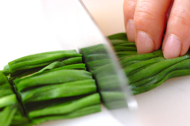 ニラのお浸しの作り方の手順5