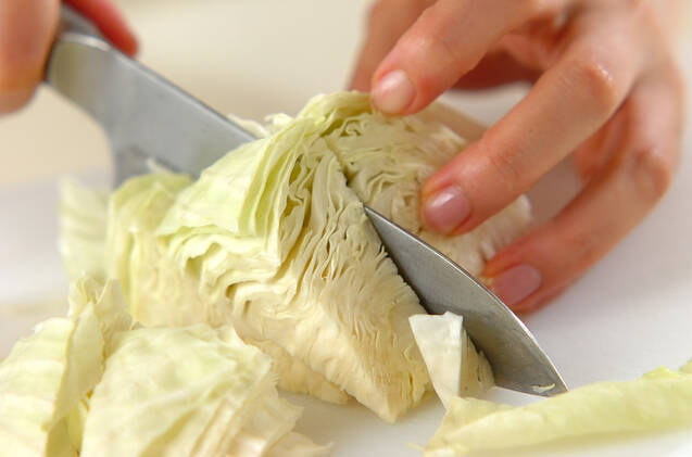 キャベツのスパイシー炒めの作り方の手順1