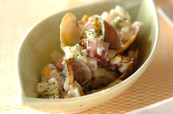 アサリのクリーム蒸し