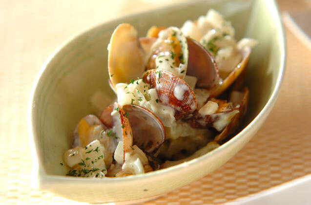 アサリのクリーム蒸し