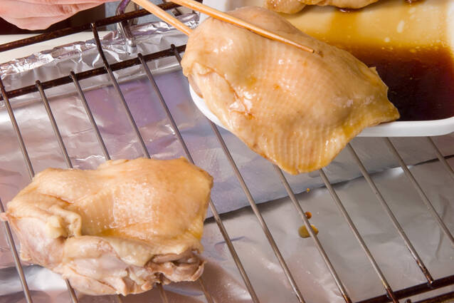 鶏もも肉の北京ダック風の作り方の手順6