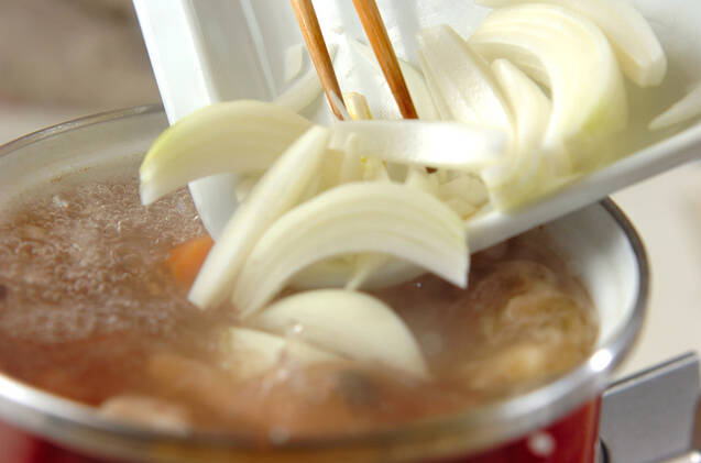 雑穀入り満足スープの作り方の手順3