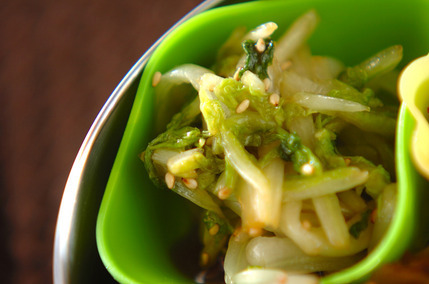 塩もみ白菜の中華和え