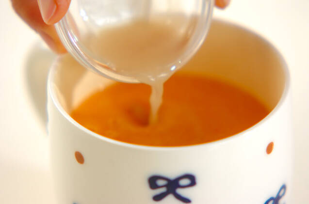 ニンジン×アプリコットドリンクの作り方の手順3