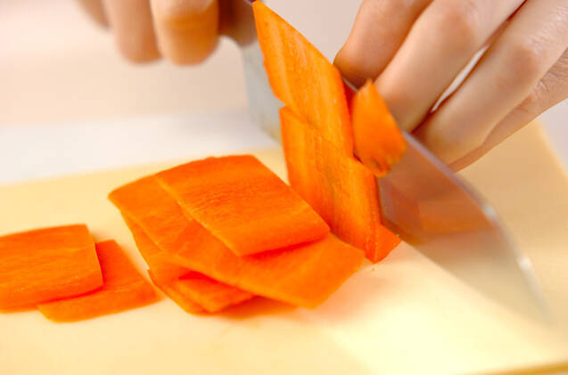 ニンジン×アプリコットドリンクの作り方の手順1