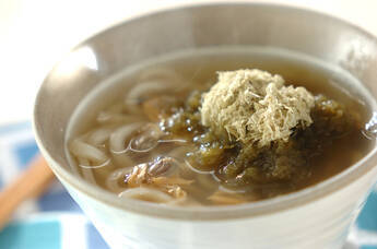 アサリのトロロスープうどん