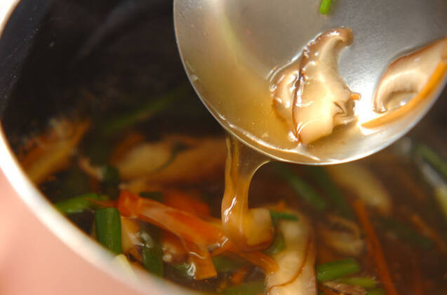 揚げ里芋のあんかけの作り方の手順4