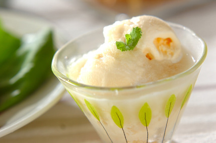 すりおろし梨がけアイス