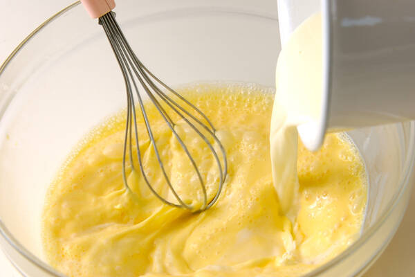 抹茶プリンの作り方の手順5