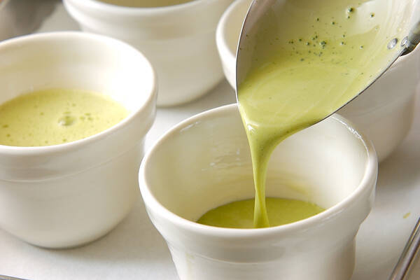 抹茶プリンの作り方の手順7