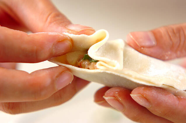 もちもち餃子の作り方の手順7
