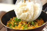 トウモロコシの炒めご飯の作り方3