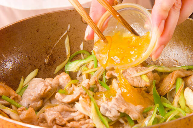 豚肉のママレード炒めの作り方の手順3