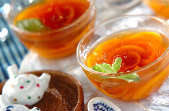 ウーロンピーチゼリー