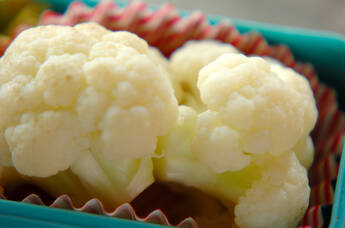 塩ゆでカリフラワー