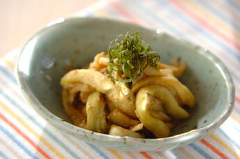 ナスのゴマしょうゆ和え