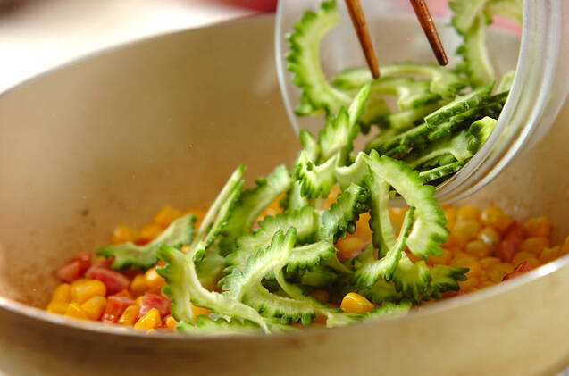 チャンプルーライスの作り方の手順3