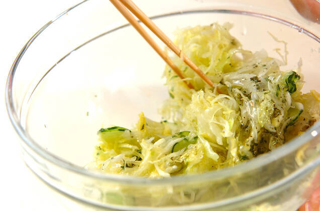 春キャベツのコールスローの作り方の手順7