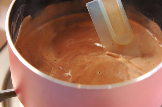 ヘルシーチョコババロアの作り方の手順3