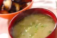 キャベツのみそ汁