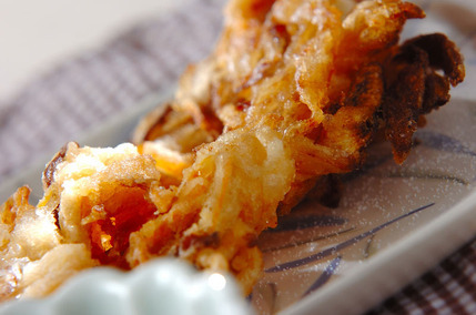 カンピョウのかき揚げ