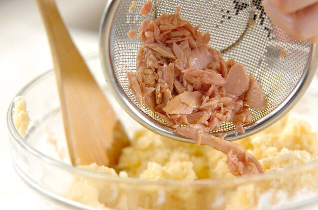 ツナ入りニョッキの作り方の手順4