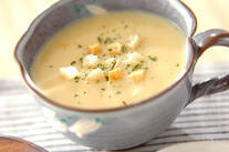 カリフラワー入りコーンスープ