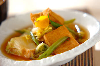 ご飯もお酒も合う 厚揚げと野菜の煮物 子供も食べやすい