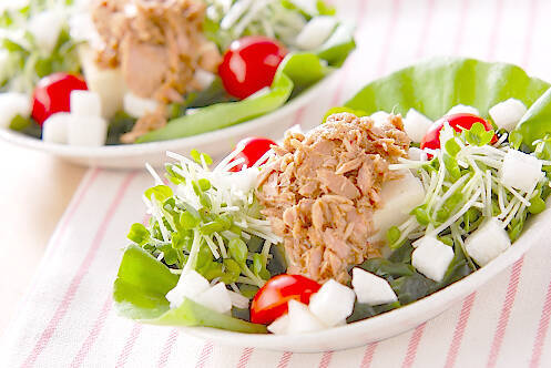 ツナドレッシングサラダ