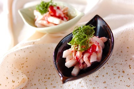 ささ身と長芋の梅和え