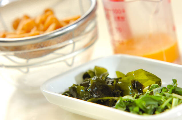 ナメコのかき玉汁の作り方の手順1