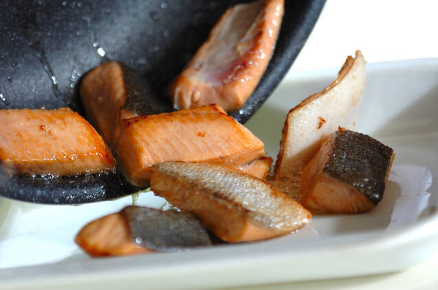 鮭のちゃんちゃん焼き フライパンで簡単に北海道名物を再現の作り方の手順7