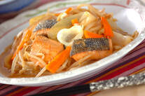 鮭のちゃんちゃん焼き フライパンで簡単に北海道名物を再現