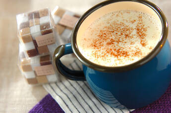 シナモン風味のホットミルク