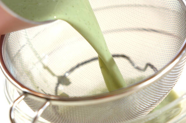 イチゴと小豆の抹茶ゼリーの作り方の手順5