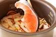 鮭の炊き込みご飯の作り方1