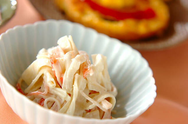 カンピョウのワサビマヨ和え