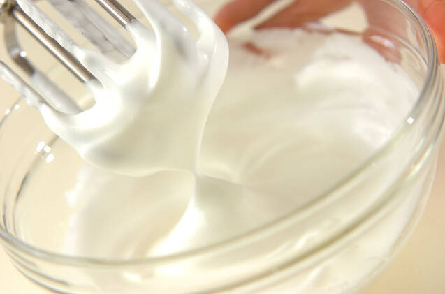 ふわふわユズのデザートの作り方の手順2