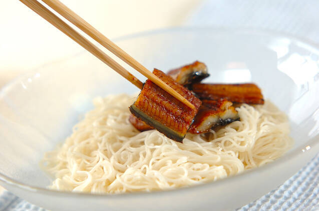 ウナたまぶっかけ素麺の作り方の手順7