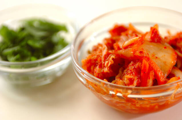 キムチなめろう丼の作り方の手順1