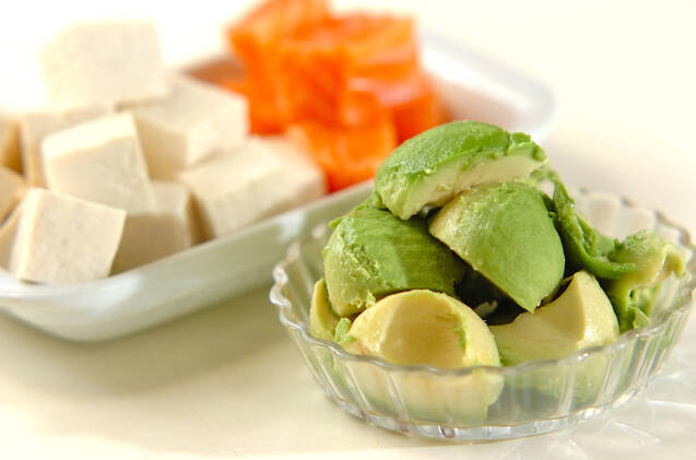 アボカドと豆腐のマリネの作り方の手順1