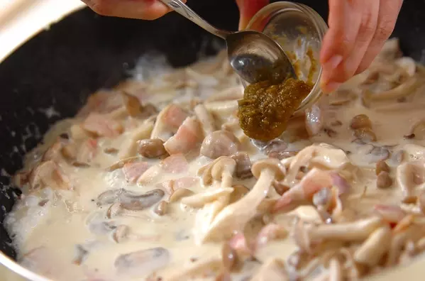 クリームユズコショウパスタの作り方3