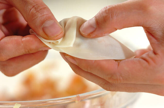 エビ入り水餃子の作り方の手順5