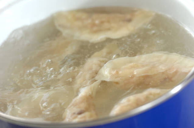 エビ入り水餃子の作り方の手順6